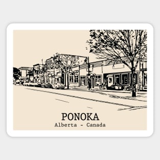 Ponoka - Alberta Magnet